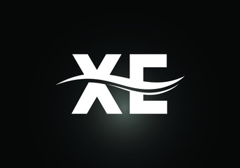 Initial Monogram Letter X E Logo Design Vector Template. Graphic Alphabet Symbol for Corporate Business Identity