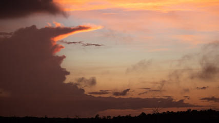 Sunset clouds