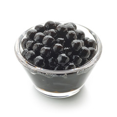 black tapioca pearls for bubble tea