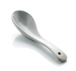grey color asian spoon