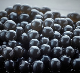 black tapioca pearls for bubble tea