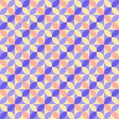 Color geometric pattern