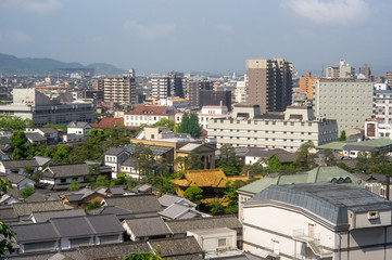 岡山　倉敷　美観地区　遠景
