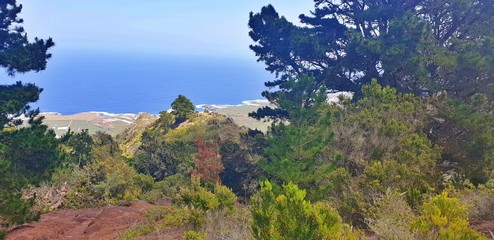 View on the coastline