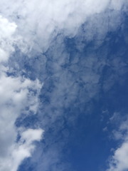 blue sky with clouds