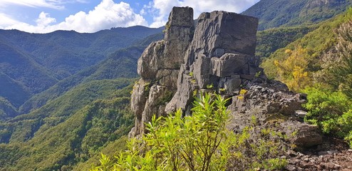 Rocks in the mountains