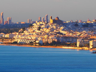Panorámica de Altea y su iglesia con su cúpula emblemática