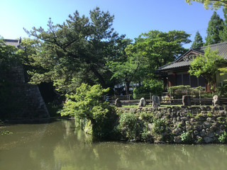 Fototapeta na wymiar Japanese garden in Okazaki Park 