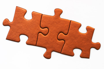 Puzzlestücke zusammengefügt