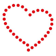 Herz aus Kreisen, Herz, Kreise, Geschenk, Logo, Hintergrund