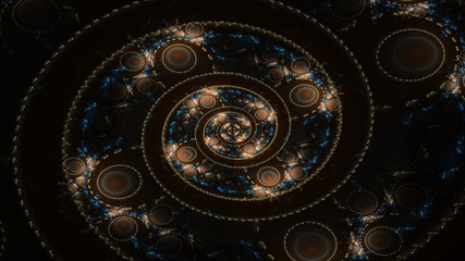 abstract fractal spiral graphic