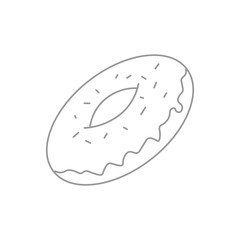 dessert illustration on a white background