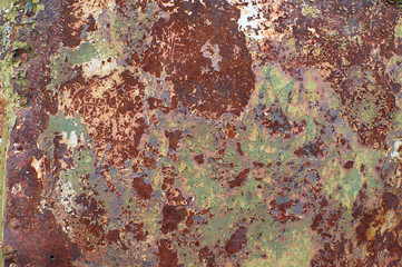 texture grey green metal rusty