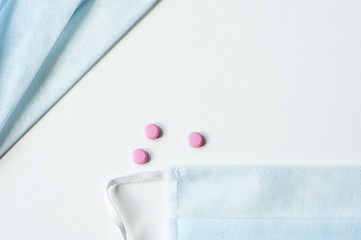 These Are Pink Pills In A Blister. Macro Photo. Medicine.