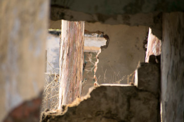 Broken  Abandoned  houses and building