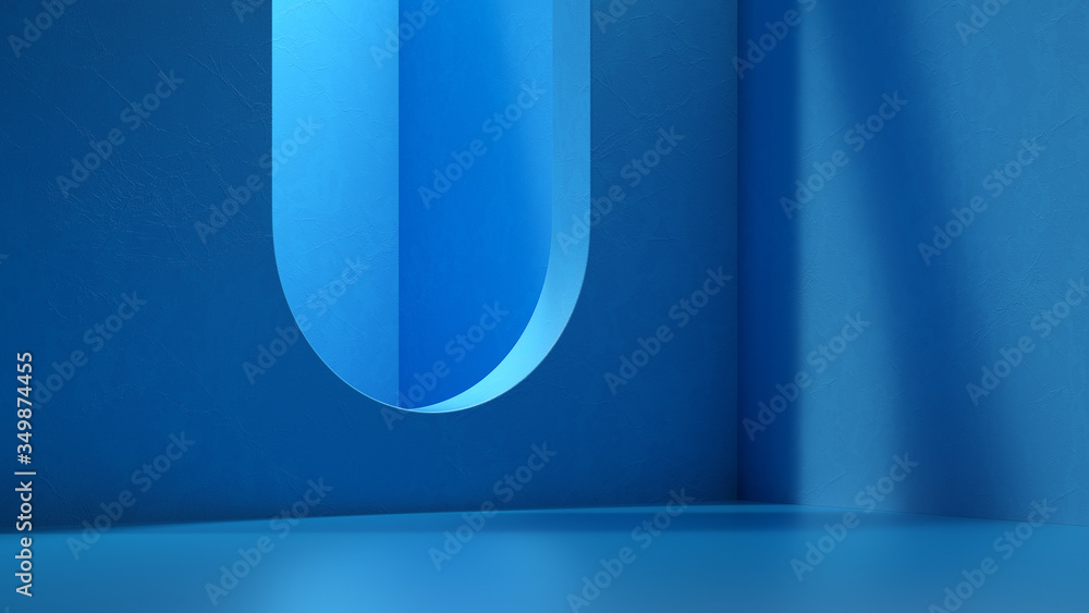 Poster abstract background,round platform,show a product,empty scene, 3d rendering,conceptual image.