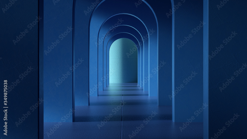 Poster abstract background,round platform,show a product,empty scene, 3d rendering,conceptual image.