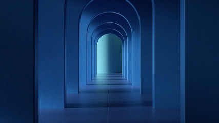 abstract background,round platform,show a product,empty scene, 3d rendering,conceptual image. © Shuo