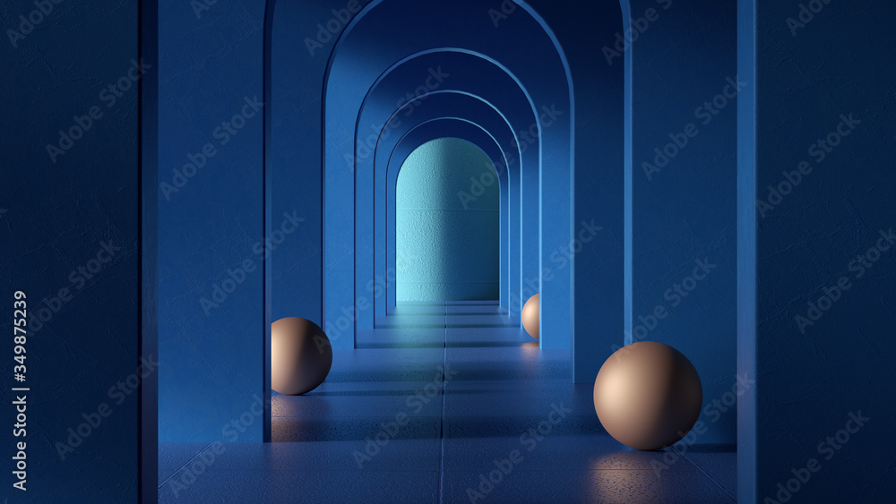 Poster abstract background,round platform,show a product,empty scene, 3d rendering,conceptual image.