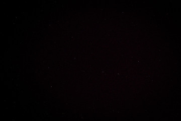 Fototapeta na wymiar Landscape with night sky full of stars.