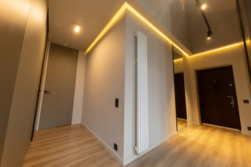 Uzhhorod, Ukraine, 03/05/2019. The interior of the apartment is furnished.