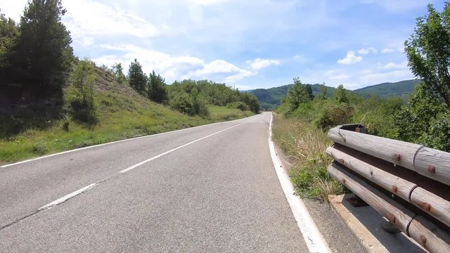 SS62 mountain road next to Casola village (Terenzo), Province of Parma, Emilia-Romagna, Italy