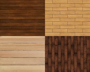 wood floor various colors vintage background