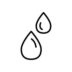 water drop icon vector design template