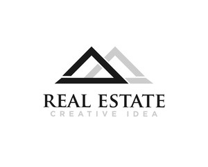 Real Estate Logo Icon Design Vector