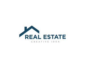 Real Estate Logo Icon Design Vector