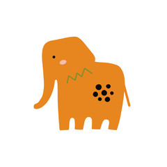 Cartoon abstract animal illustration