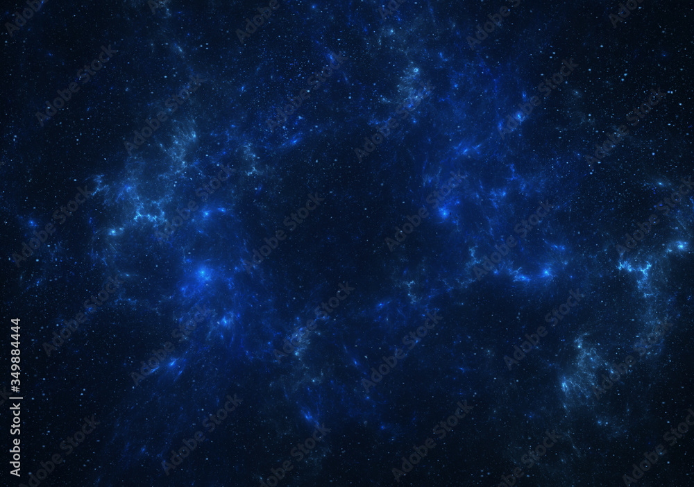 Wall mural deep space nebula