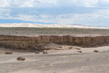 Sand Cliffs in the Govi Desert