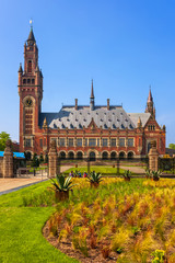 Peace Palace in Hague City In Holland, the Netherlands