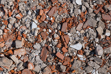 Bricks Stones Pieces Rubble Debris Background
