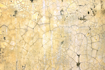 Abstract concrete cracked wall texture background.