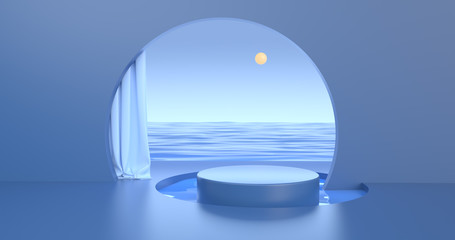 3d render image of abstract colorful geometric shape background.3d rendering.