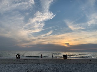 Fototapeta premium sea sanset sky 