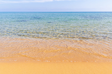 beautiful beach turquoise waters deserted in menorca (balearic islands, spain)