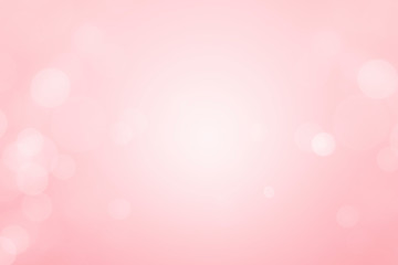 white bokeh defocus glitter blur on pink background.