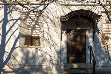 Entrance from the street to the monastic cell in the monastery