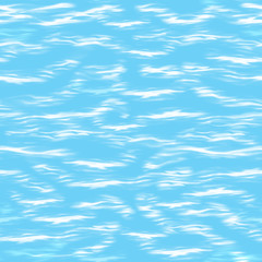 Seamless pattern with waves, hand drawn illustration