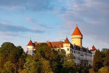 Konopiste castle in Central Bohemia, Czech Republic