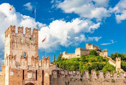 Castle Soave in Veneto, Italy