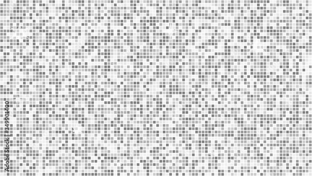 Poster abstract background silver mosaic. background foil metallic texture. festive vector illustration. mi