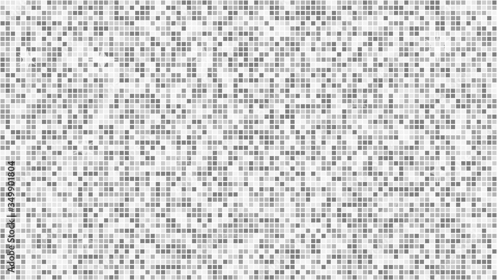 Poster abstract background silver mosaic. background foil metallic texture. festive vector illustration. mi