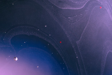 abstract space background, surreal blue and purple background