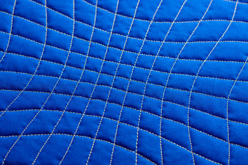 Fragment of quilting by free-motion machine technique