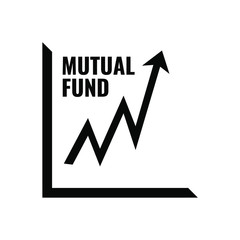business graph mutual fund illustration design over a white background. Growing graph