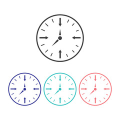 Time vector icon , 24 Hour icon vector illustration design template